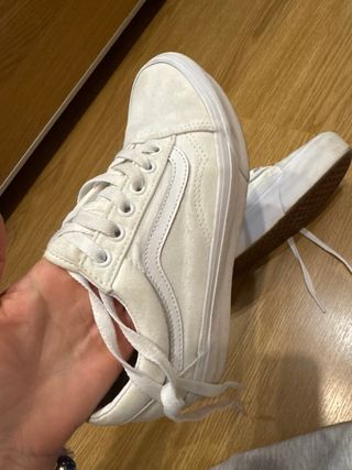 Vans Old Skool Platform Blancas Talla 37.5