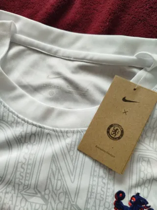 Camiseta Fútbol Nike Blanca
