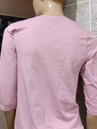 Camiseta rosa gato lentejuelas reversible