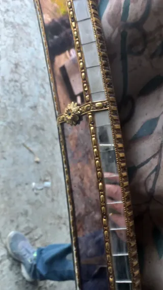 Espejo Veneciano Madera y Cristal