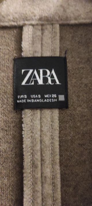 Abrigo Zara Beige/Marrón