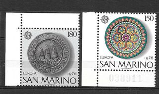 San Marino 1976 Europa Unita Francobolli