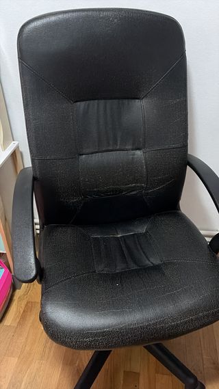 Silla de escritorio cómoda negra