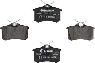 BREMBO 448P85020 Pastillas Freno, Set de 4