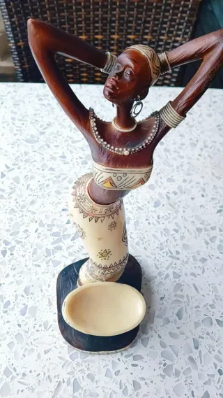 Escultura africana - Nova - Decoração Boho