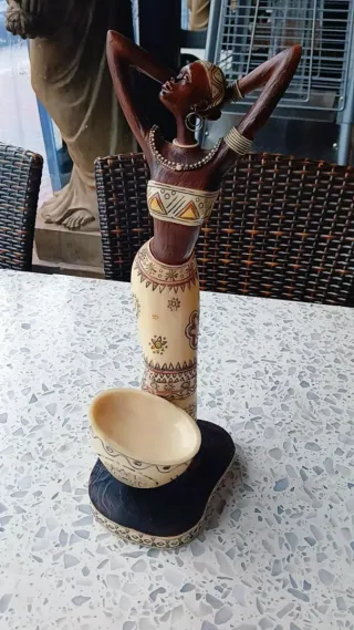 Escultura africana - Nova - Decoração Boho