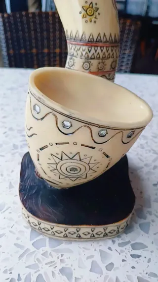 Escultura africana - Nova - Decoração Boho