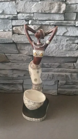 Escultura africana - Nova - Decoração Boho