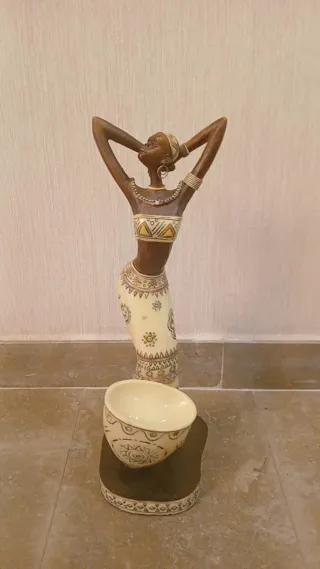 Escultura africana - Nova - Decoração Boho