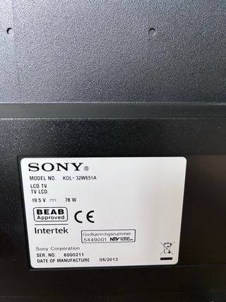TV Sony Bravia 32 pulgadas