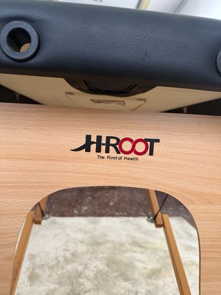 Camilla de masaje plegable negra