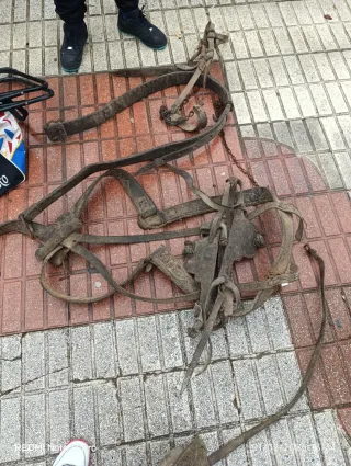 Montura de burro antigua