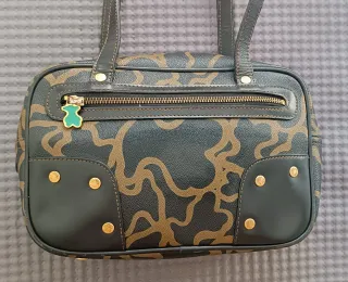 Bolso Tous asas negro y marrón