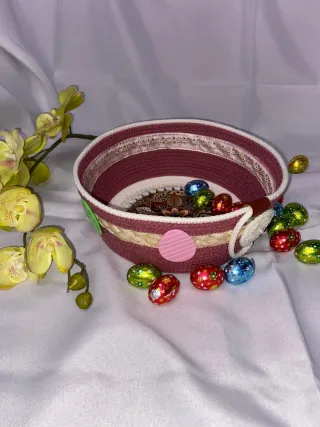 Cestino fatto a mano per Pasqua