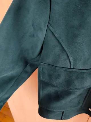 Chaqueta verde turquesa