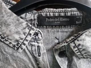 Camisa Pedro del Hierro Jeans gris