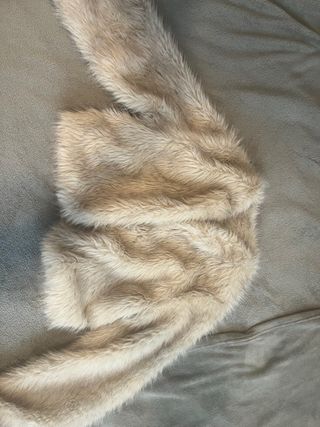 Abrigo de pelo beige