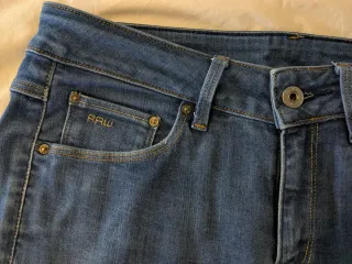 Pantalón vaquero skinny G-Star mujer azul