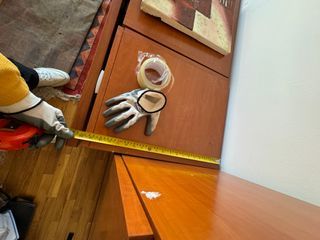 Armario de madera con puertas 80*50*52