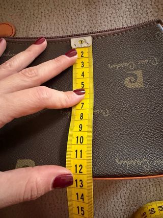 Bolso Pierre Cardin Marrón y Naranja