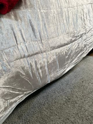 Edredón, manta, alfombra, cabecero vintage