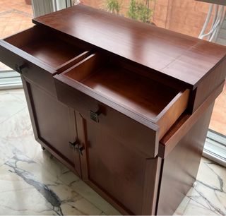 Mueble auxiliar madera 2 puertas y 2 cajones