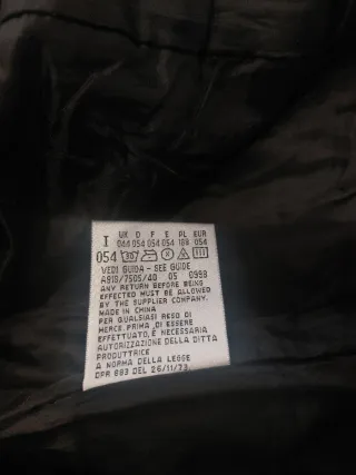 Pantalones de nieve negros. Talla 54