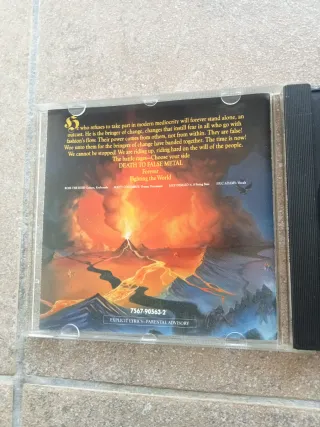 Manowar - Fighting The World CD Heavy Metal