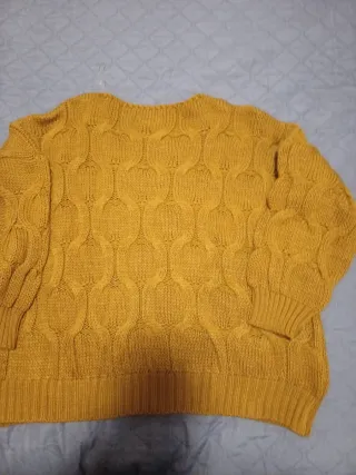 Jersey Mostaza Tejido Grueso