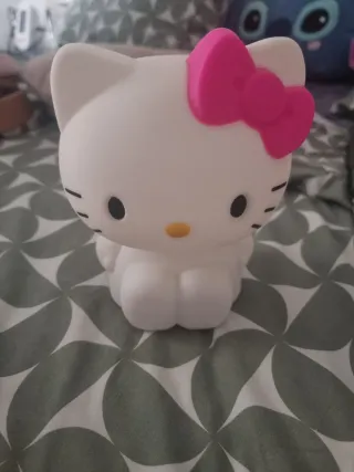 Lámpara Hello Kitty Blanca y Rosa