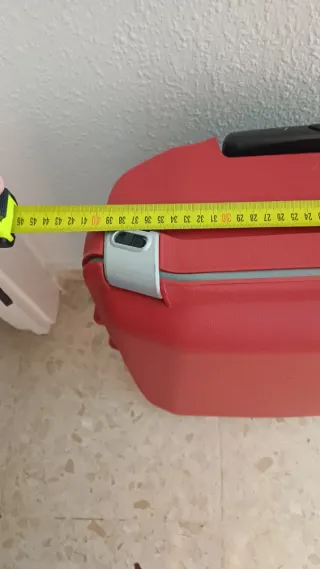 Maleta pequeña Samsonite roja