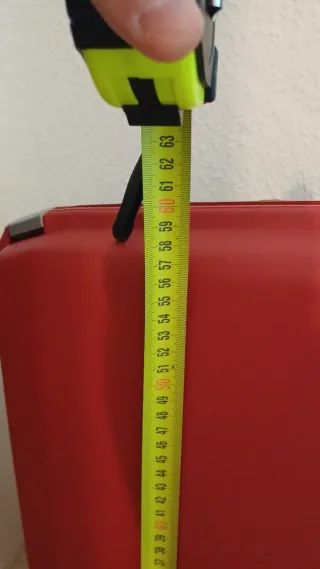 Maleta pequeña Samsonite roja