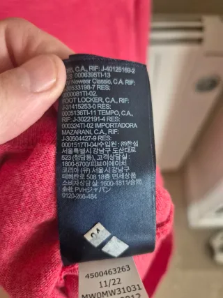 Jersey Tommy Hilfiger Rojo/Fucsia Hombre