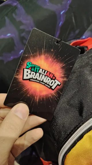 Zaino Italian Brainrot Capuchino Assassino nuovo