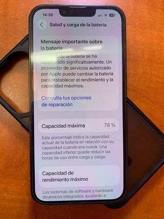 iPhone 13 Pro 256GB 78% Batería