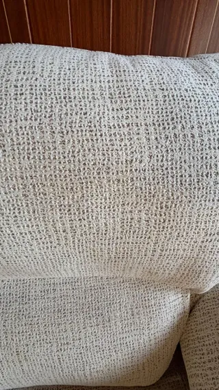 Sofá 3 y 2 plazas beige y piel