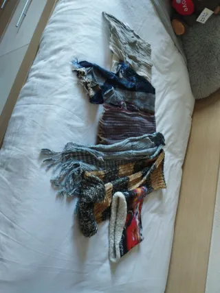 Pañuelo, braga cuello y bufanda multicolor