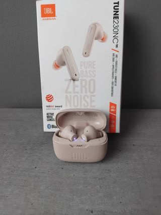 Auriculares JBL TUNE230NC tws Beige