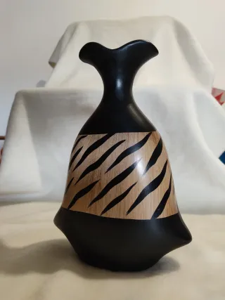 Florero de diseño animal print