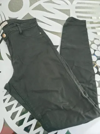 Pantalones verdes militares skinny