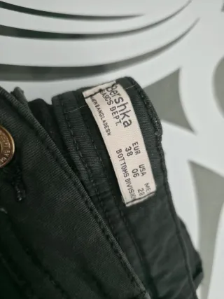 Pantalones verdes militares skinny