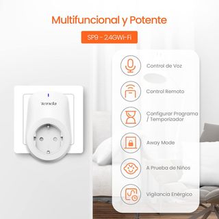 Tenda Intelligente WLAN Steckdose Beli SP9, 16A Sm