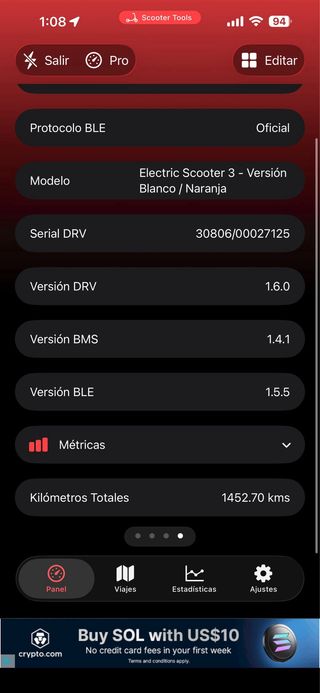Patinete eléctrico Xiaomi Scooter 3 1.452 km”