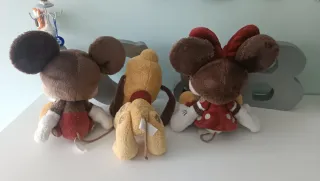 Lote Peluches Mickey, Minnie y Pluto