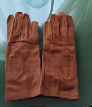 Guantes de ante fino