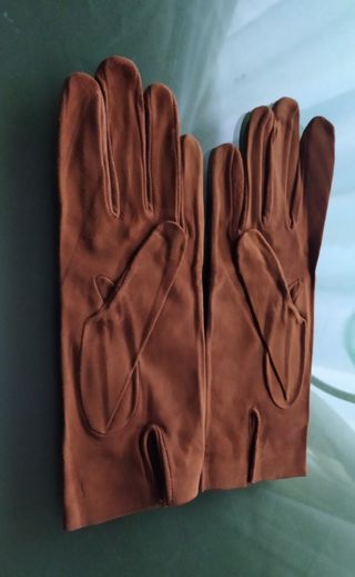 Guantes de ante fino