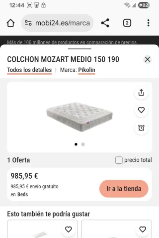 Colchón Pikolin 150×190