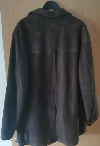 Chaquetón de ante HARRY MOORE marrón