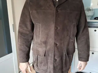 Chaquetón de ante HARRY MOORE marrón