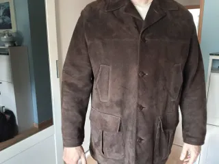 Chaquetón de ante HARRY MOORE marrón